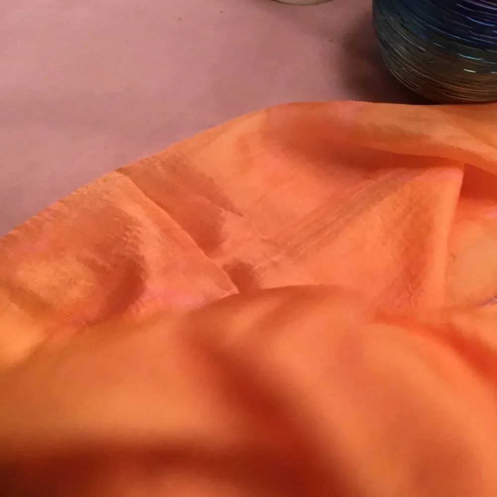 Women’s Orange Silk Scarf  See Details